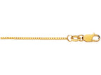 Finejewelers 18 Kt Yellow Gold 16 Inch 0.8mm Classic Box Chain Necklace With Lobster Clasp