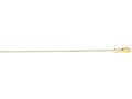Finejewelers 18 Kt Yellow Gold 16 Inch 0.9mm Bright Cut Oval Cable Necklace With Lobster Clasp