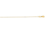 Finejewelers 18 Kt Yellow Gold 16 Inch 0.9mm Bright Cut Oval Cable Necklace With Lobster Clasp