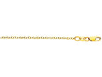Finejewelers 18 Kt Yellow Gold 16 Inch 1.5mm Round Cable Chain Necklace With Lobster Clasp