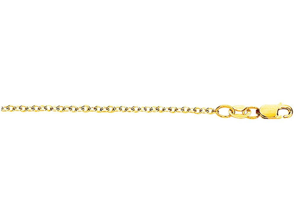 Finejewelers 18 Kt Yellow Gold 16 Inch 1.5mm Round Cable Chain Necklace With Lobster Clasp