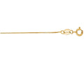 Finejewelers 14 Kt Yellow Gold 16 Inch 0.6mm Classic Box Chain Necklace With Lobster Clasp