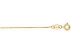 Finejewelers 14 Kt Yellow Gold 16 Inch 0.6mm Classic Box Chain Necklace With Lobster Clasp