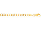 Finejewelers 14 Kt Yellow Gold 18 Inch 4.4mm Bright Cut Curb Lite Chain Necklace With Lobster Clasp