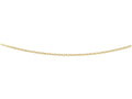 Finejewelers 14 Kt Yellow Gold 16 Inch 2.5mm Bright Cut Oval Texturedd Link Chain Necklace Lobster Clasp