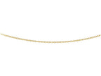 Finejewelers 14 Kt Yellow Gold 16 Inch 2.5mm Bright Cut Oval Texturedd Link Chain Necklace Lobster Clasp