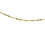 Finejewelers 14 Kt Yellow Gold 7.50 Inch Oval Cable Bracelet Chain Link With Pear Shape Clasp.