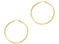 Finejewelers 14 Kt Yellow Gold 1.5x30mm Round Tube Hoop Fancy Earring