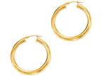 Finejewelers 14 Kt Yellow Gold 3x20mm Super Lite Tube Earring