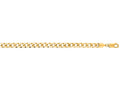 Finejewelers 14 Kt Yellow Gold 8.50 Inch 4.4mm Bright Cut Miami Cuban Link Bracelet Chain With Lobster Cla Sp