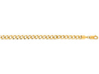 Finejewelers 14 Kt Yellow Gold 8.50 Inch 4.4mm Bright Cut Miami Cuban Link Bracelet Chain With Lobster Cla Sp