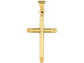Finejewelers 14 Kt Yellow Gold All Small Cross Pendant Necklace 18 inch chain
