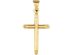 Finejewelers 14 Kt Yellow Gold All Small Cross Pendant Necklace 18 inch chain