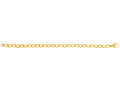 Finejewelers 14 Kt Yellow Gold 7.5 Inch Oval Link Bracelet Wit H Fancy Fish Clasp