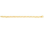 Finejewelers 14 Kt Yellow Gold 7.5 Inch Oval Link Bracelet Wit H Fancy Fish Clasp