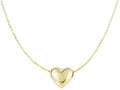 Finejewelers 14 Kt Yellow Gold 18 Inch 9x10.2mm Sliding Puffed Heart On 0.87mm Cable Chain Necklace Spri