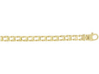 Finejewelers 14 Kt Yellow Gold 8.5 Inch 5mm Rail Road Style Fan Cy Link Bracelet With Lobster Clasp
