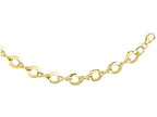 Finejewelers 14 Kt Yellow Gold 7.5 Inch 8-6mm Alternate Twist Ed Open Ovalbright Cut Infinity Link Fancy Bra Celet