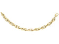 Finejewelers 14 Kt Yellow Gold 7.75 Inch 7mm Double Oval Link Fancy Bracelet With Lobster Clasp