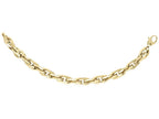 Finejewelers 14 Kt Yellow Gold 7.75 Inch 7mm Double Oval Link Fancy Bracelet With Lobster Clasp