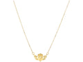 Finejewelers 14 Kt Yellow Gold 17 Inch Claddagh Center Element Anchored To Link Chain Spring Ring Clasp