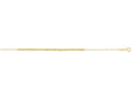 Finejewelers 14 Kt Yellow Gold 7 Inch 2.6-1.1mm Bright Cut Bead On Oval Link Fancy Bracelet Lobster Clasp