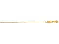 Finejewelers 14 Kt Yellow Gold 16 Inch 0.7mm Bright Cut Round Snake Chain Necklace With Lobster Clasp