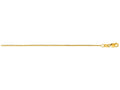 Finejewelers 14 Kt Yellow Gold 16 Inch 1.0mm Octagon Box Chain Necklace With Lobster Clasp