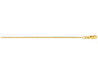 Finejewelers 14 Kt Yellow Gold 16 Inch 1.0mm Octagon Box Chain Necklace With Lobster Clasp