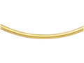Finejewelers 14 Kt Yellow Gold 7 Inch 6.0mm Bright Cut Classic Omega Bracelet With Box Catch