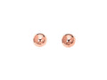 Finejewelers 14 Kt Rose Gold 4mm Ball Earring