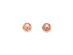 Finejewelers 14 Kt Rose Gold 4mm Ball Earring