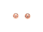 Finejewelers 14 Kt Rose Gold 5.0mm Ball Post Earring