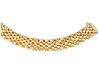 Finejewelers 14 Kt Yellow Gold 7 Inch 9mm 7 Row Panther Chain Link Bracelet With Box Catch Clasp