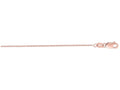 Finejewelers 14 Kt Rose Gold 16 Inch 1.1mm Bright Cut Cable Link Chain Necklace With Spring Ring Clasp