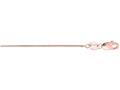 Finejewelers 14 Kt Rose Gold 18 Inch 0.45mm Classic Box Chain Necklace With Lobster Clasp