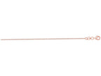 Finejewelers 14 Kt Rose Gold 16 Inch 1.1mm Classic Cable Chain Necklace With L Obster Clasp