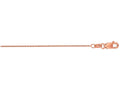 Finejewelers 14 Kt Rose Gold 16 Inch Cable Chain Necklace 0.7mm W/lobster Clasp