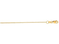 Finejewelers 14 Kt Yellow Gold 16 Inch 1.1mm Bright Cut Rolo Chain Necklace With Lobster Clasp
