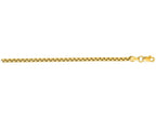 Finejewelers 14 Kt Yellow Gold 16 Inch 2.4mm Round Box Chain Necklace With Lobster Clasp