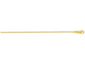 Finejewelers 14 Kt Yellow Gold 16 Inch 1.5mm Bright Cut Round Cable Link Chain Necklace Lobster Clasp
