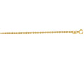 Finejewelers 14 Kt Yellow Gold 16 Inch 1.25mm Solid Royal Rope Chain Necklace Spring Ring Clasp