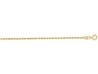 Finejewelers 14 Kt Yellow Gold 16 Inch 1.25mm Solid Royal Rope Chain Necklace Spring Ring Clasp