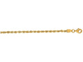 Finejewelers 14 Kt Yellow Gold 18 Inch 2.75mm Solid Bright Cut Royal Rope Chain Necklace Lobster Clasp