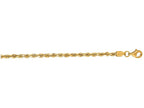 Finejewelers 14 Kt Yellow Gold 18 Inch 2.75mm Solid Bright Cut Royal Rope Chain Necklace Lobster Clasp