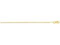 Finejewelers 14 Kt Yellow Gold 16 Inch 1.0mm Round Wheat Chain Necklace With Lobster Clasp