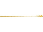 Finejewelers 14 Kt Yellow Gold 16 Inch 1.5mm Round Wheat Chain Necklace With Lobster Clasp