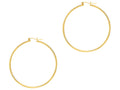 Finejewelers 14 Kt Yellow Gold 2.0x55mm Round Tube Hoop Earring