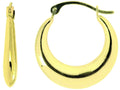 Finejewelers 14 Kt Yellow Gold Graduated Hoop Earring