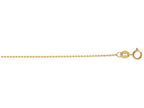 Finejewelers 14 Kt Yellow Gold 16 Inch 1mm Non-bright Cut Bead Bead Chain Necklace With Lobster Clasp
